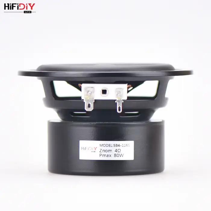 HIFIDIY AUDIO Haut-parleur de graves rond 4