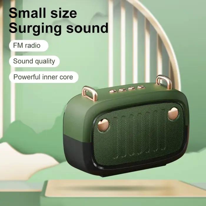 Haut-parleur Bluetooth rétro : basses puissantes