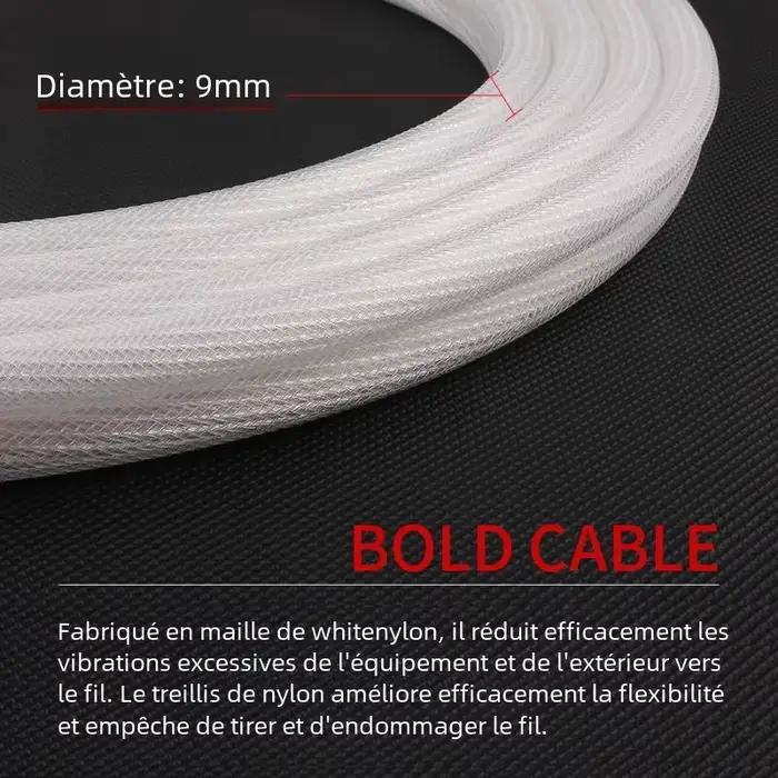 Câble de haut-parleur plaqué argent OCC