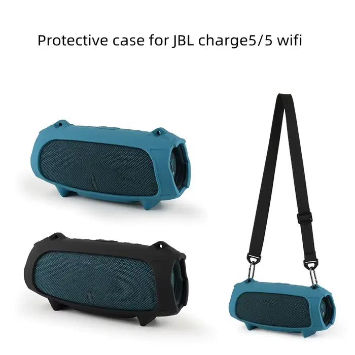 Housse de protection en Silicone Compatible avec JBL Charge5/5 WIFI