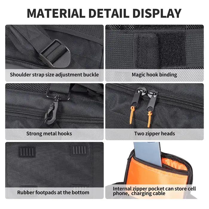 Sac à dos de transport antichoc pour enceinte JBL Partybox Club 120 compatible avec accessoires électroniques occassions spéciales