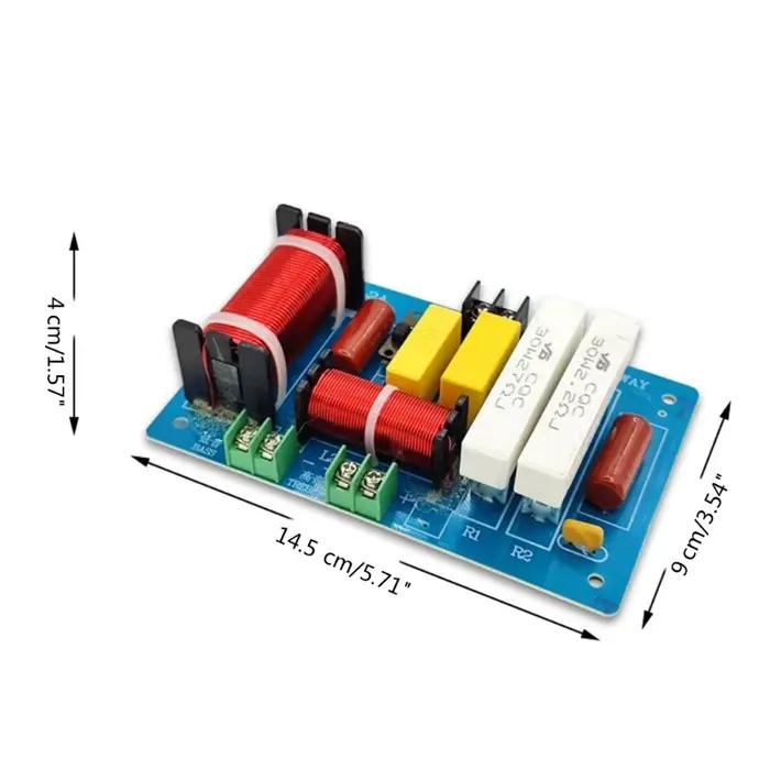 2A 450W 2 voies haut-parleur diviseur de fréquence Tweeter basse filtre croisé