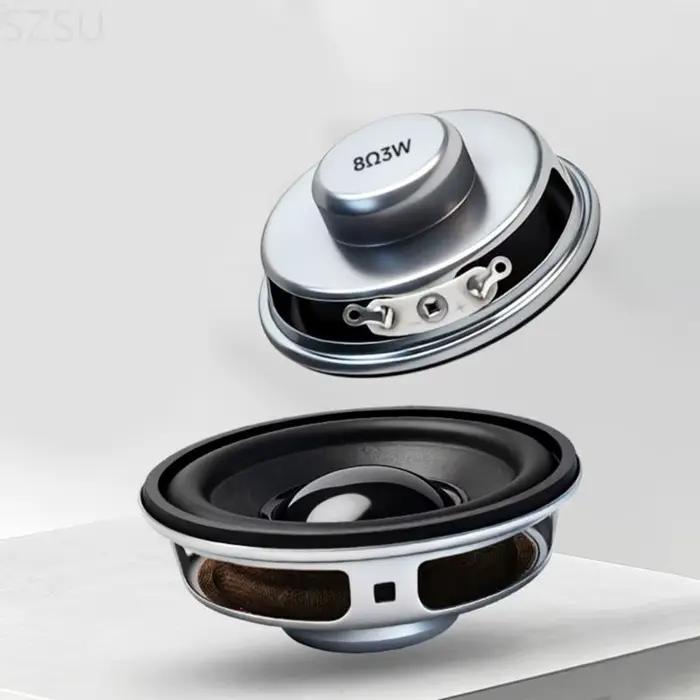 Haut-parleur professionnel 2 pouces gamme complète puissance 5W bord caoutchouc pour écoute musicale polyvalent robuste et stable pour musiciens et passionnés