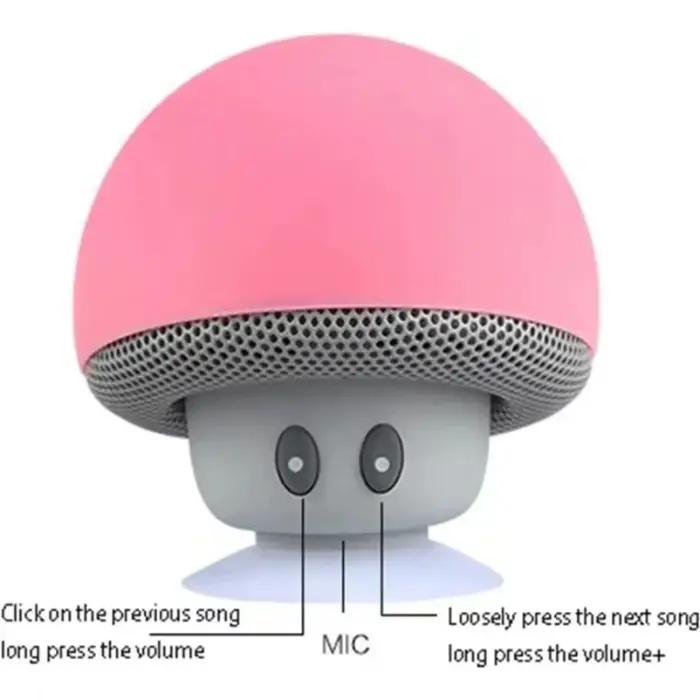 XIKCU Mini champignon Bluetooth haut-parleur créatif