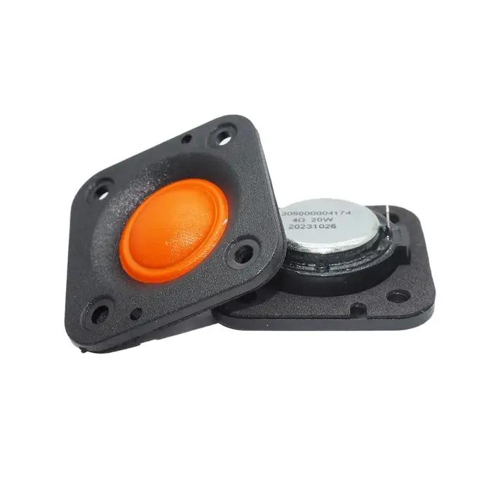 Lot de 2 Haut-parleurs Tweeter 2 pouces (48 mm) 4 Ohm 20W Audio Ultra-mince Hifi avec Membrane en Soie et Film Titane pour DIY