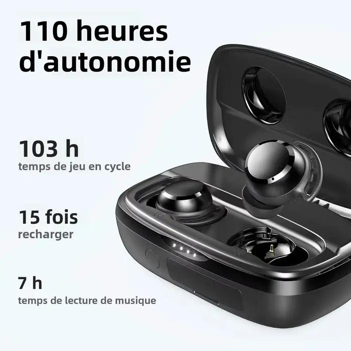 FlyBuds 3 TWS Écouteurs Bluetooth IPX8 Étanche 100 Heures De Jeu Casque sans Fil Tactile Contrôle Intégré Mic