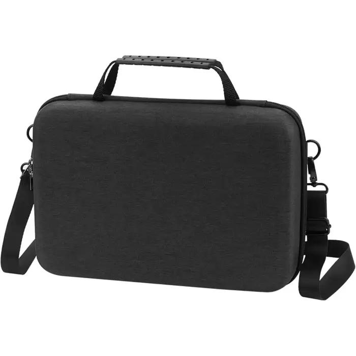 Sac de voyage portable à coque rigide en EVA compatible Geekria YoloLiv YoloBox Extreme (gris foncé)