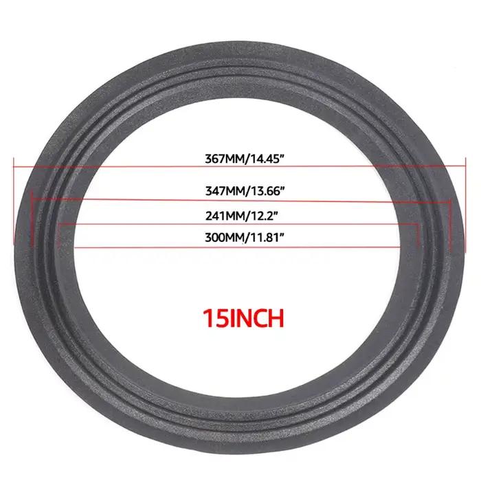 Kit de réparation d'anneaux de bordure pour haut-parleurs en mousse tissu haute qualité pour usage domestique et professionnel avec couleurs argent, blanc, bleu, rouge, noir, vert