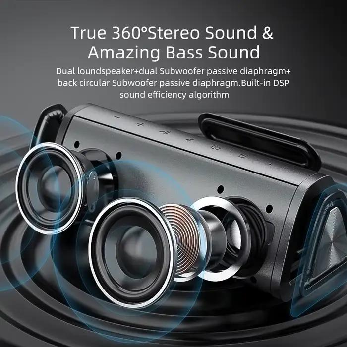 Haut-parleur Bluetooth 360 A10 + Portable