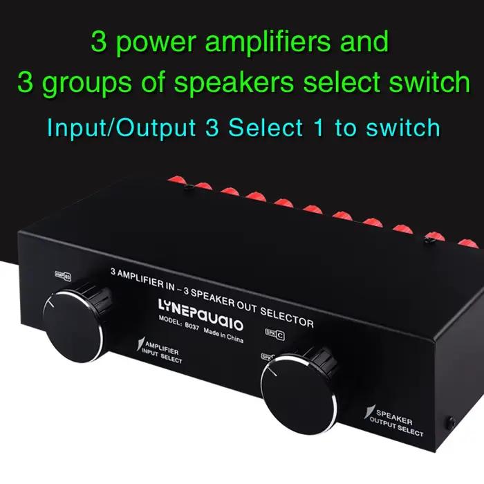 Amplificateur de puissance passif 3 en 3 sorties