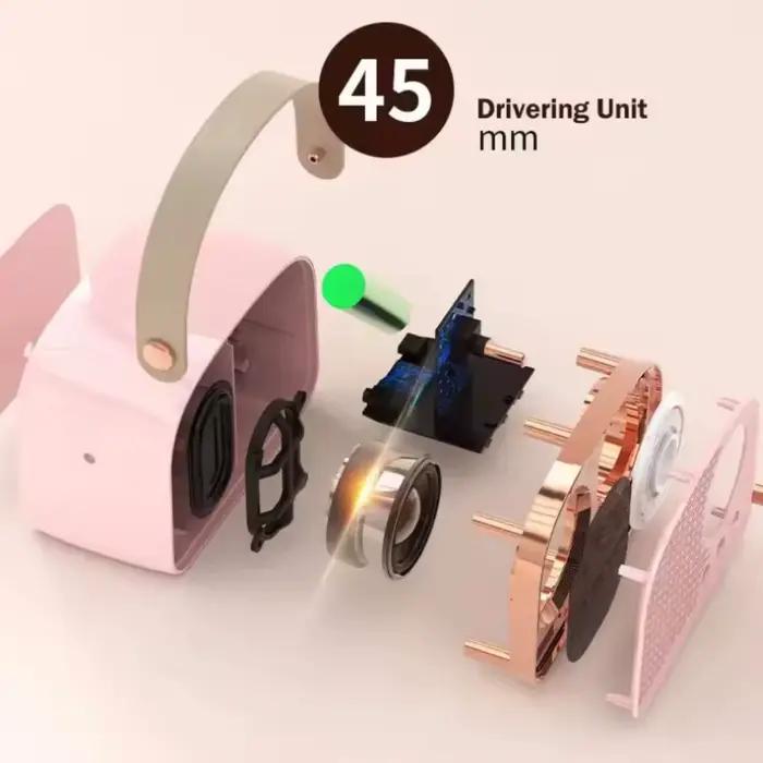 Haut-parleur Portable Bluetooth rétro