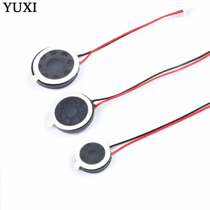 YUXI 2 pièces haut-parleur rond 15MM/18MM/20MM pour 8 Ohm 1W haut-parleurs téléphone portable petit
