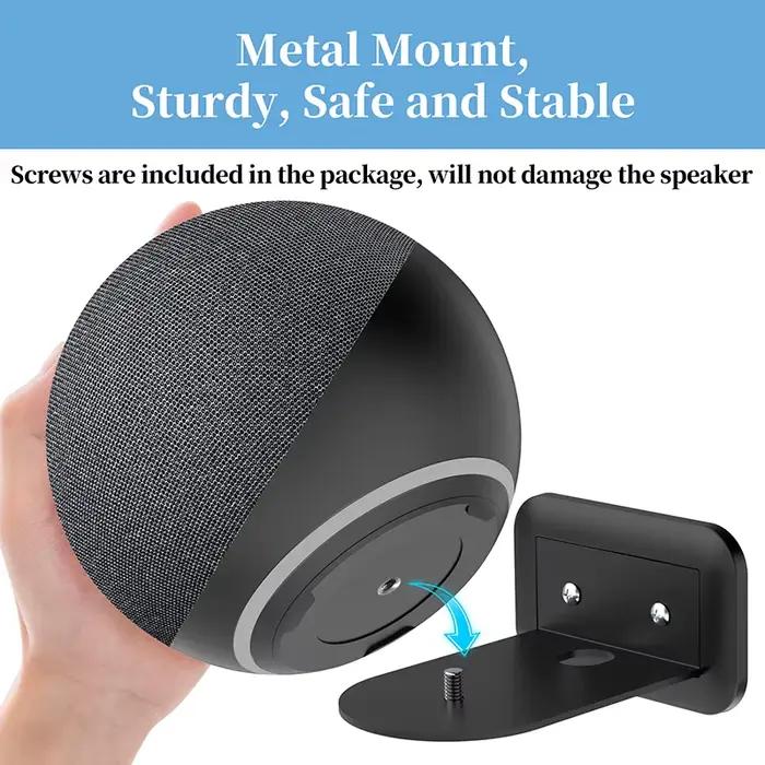 Support mural pour Amazon Alexa Echo 4 4e génération Solution peu encombrante