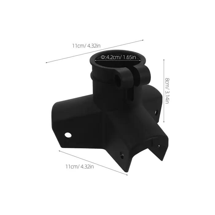 Support de haut-parleur en T avec base métallique et pince pour scène