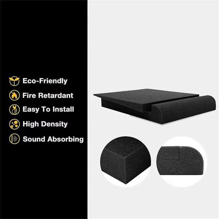 Coussinets isolants en mousse acoustique pour haut-parleur de moniteur de studio