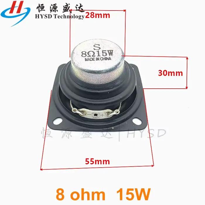 2 pièces 2 pouces 52MM gamme complète haut-parleur Audio 4Ohm 8 Ohm 10W 15W 20W amplificateur de son haut-parleur à domicile bricolage haut-parleurs Bluetooth