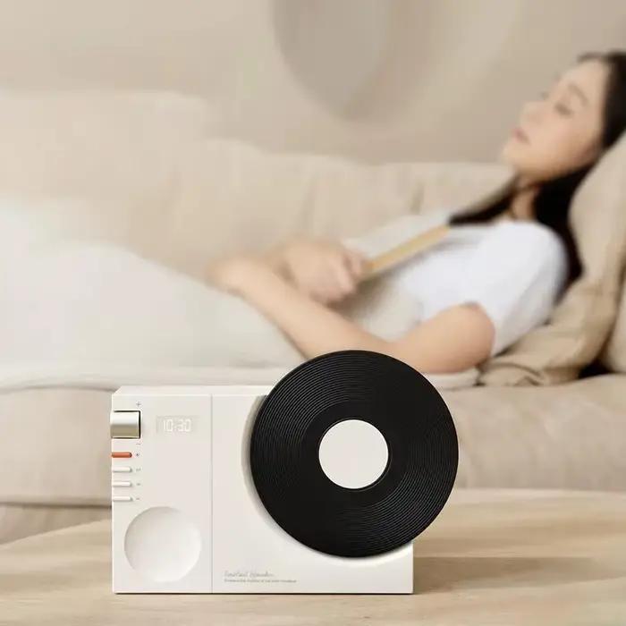 NOUVEAU 2026 Lecteur de disques vinyles rétro avec haut-parleurs stéréo Bluetooth