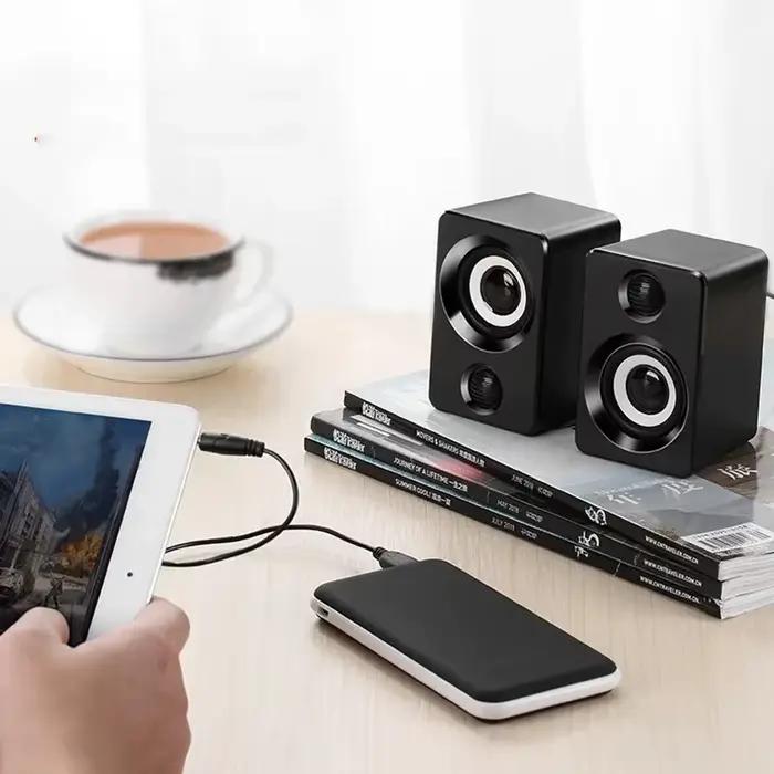 Mini haut-parleur filaire USB pour ordinateur