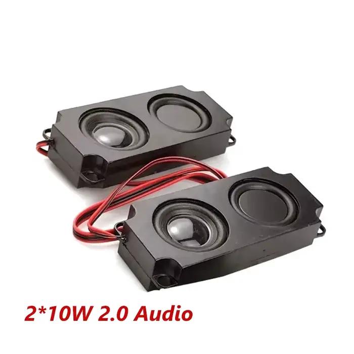 2*10W gamme complète haut-parleur 2.0 Audio bricolage maison système HiFi théâtre
