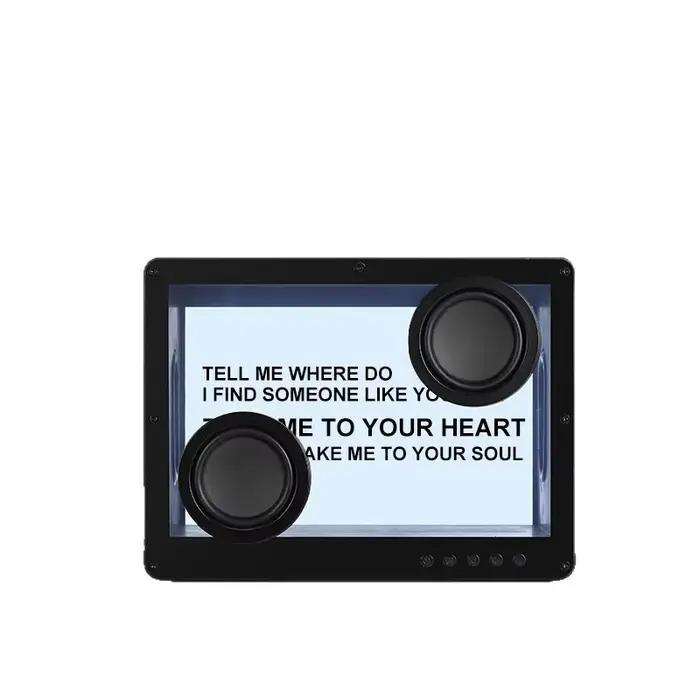 Haut-parleur Bluetooth sans fil HiFi avec système audio mural à paroles flottantes