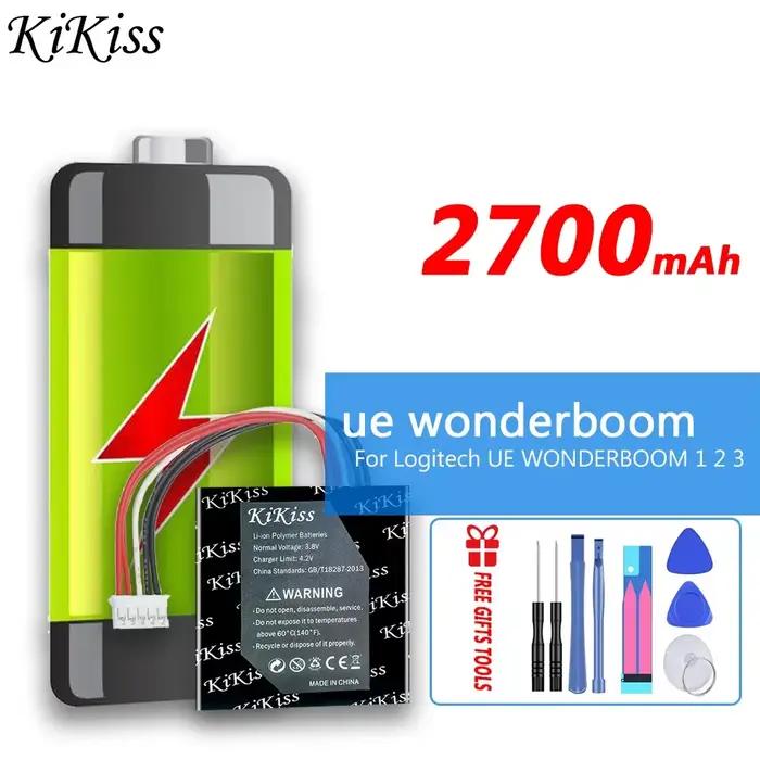 Batterie haute performance 2700 mAh pour enceinte Bluetooth Logitech UE Wonderboom 3