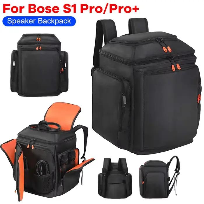 Sac à dos multifonctionnel pour enceinte portable Bluetooth Bose S1 Pro/Pro+ – Sac de transport audio pour amplification musicale