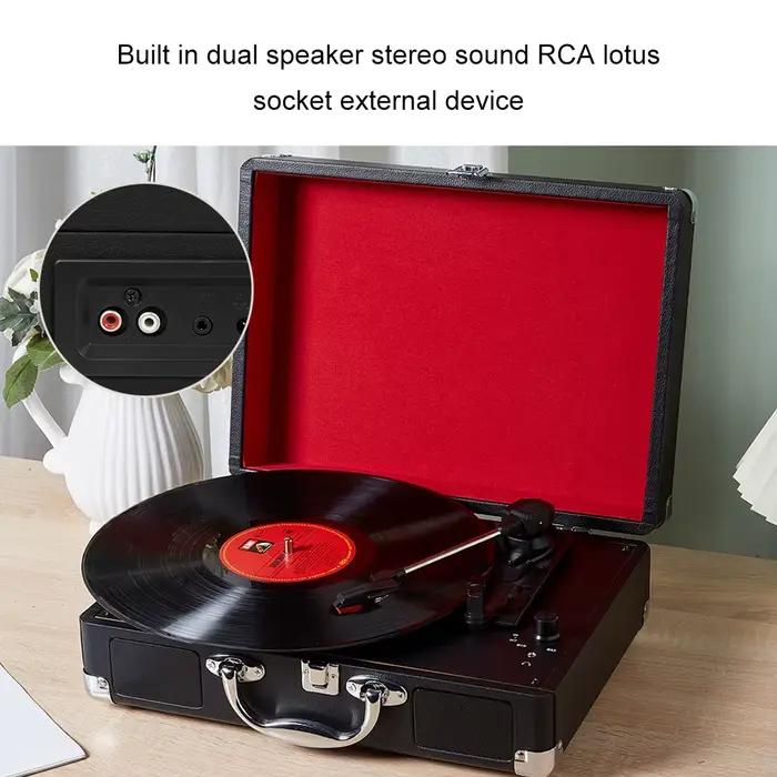 Lecteur de disque vinyle rétro