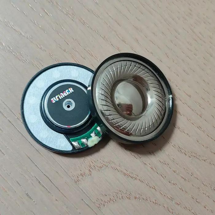 Accessoires d'écouteurs ELFINEAR Myth II unités de surveillance pour casque d'écoute haut-parleur 2 pièces pour écouteurs 40mm occasions spéciales femmes hommes