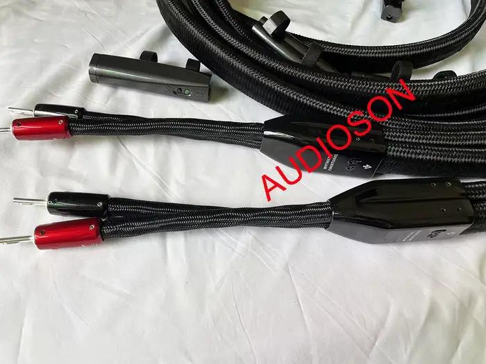 Dragon Biwire-Câble haut-parleur audioeros pour une expérience sonore exceptionnelle haut-parleur avec technologie Zero-Tech et GND-Tech disponible en jaune et vert pour une utilisation domestique ou professionnelle