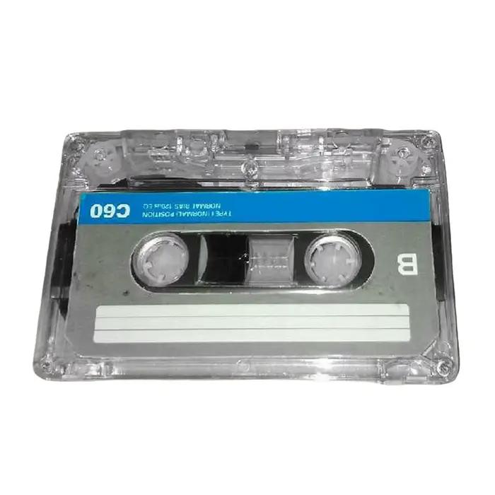 Cassette audio magnétique vierge de 60 minutes pour enregistrement de musique et de voix