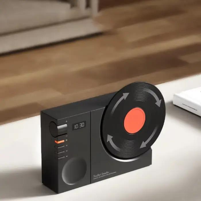 NOUVEAU 2026 Lecteur de disques vinyles rétro avec haut-parleurs stéréo Bluetooth