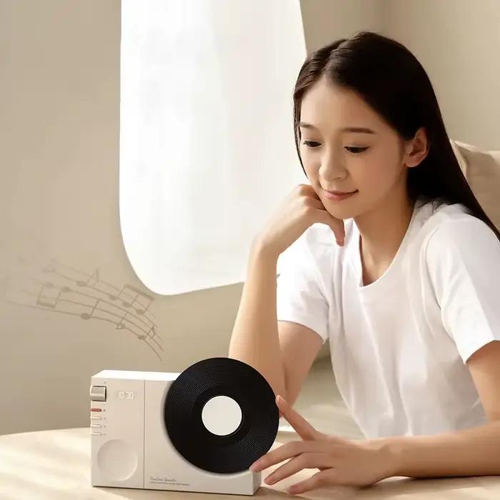 NOUVEAU 2026 Lecteur de disques vinyles rétro avec haut-parleurs stéréo Bluetooth
