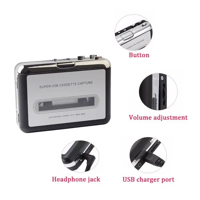 Lecteur radio USB portable pour cassette