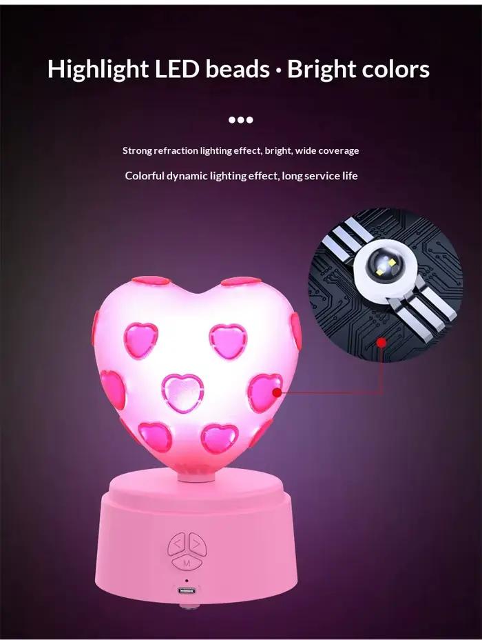 Projecteur rotatif Bluetooth pour scène disco