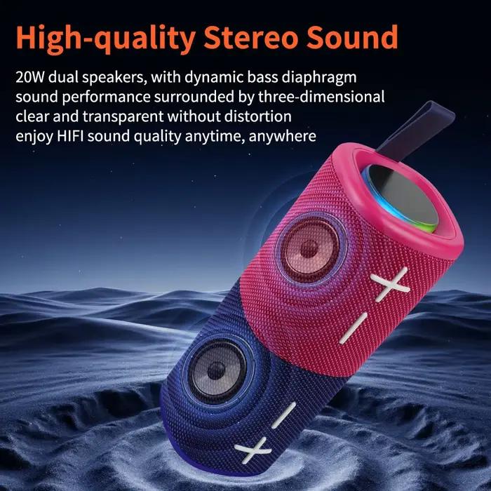 Haut-parleur Bluetooth magnétique double séparable 2*10W