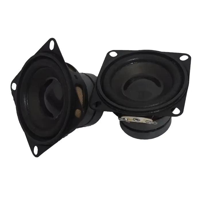 2 pièces 2 pouces haut-parleur Audio Portable 4 Ohm 8 Ohm 10W Mini gamme complète double petit