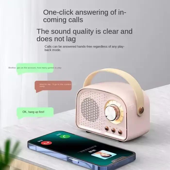 Haut-parleur Portable Bluetooth rétro