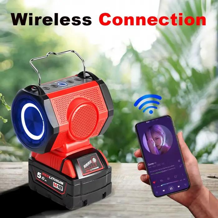 Haut-parleur Bluetooth 18 V pour port USB type-c Milwaukee