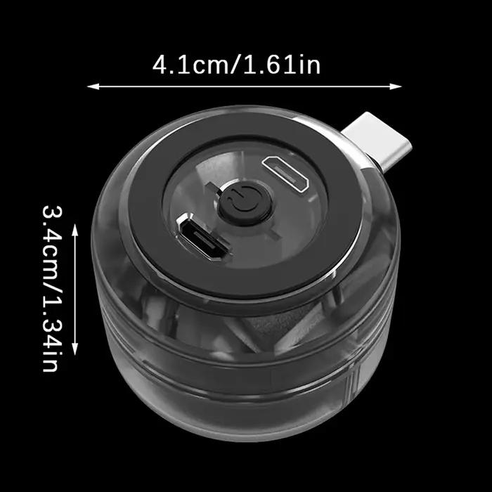 Mini haut-parleur portable, boîte de son universelle, type-c, amplificateur de téléphone portable, haut-parleurs sans fil externes, prise 3.5mm