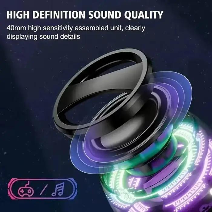 Support de téléphone magnétique extérieur Portable haut-parleur Bluetooth Mini haut-parleur stéréo de voyage avec lumière LED couleur haut-parleur sans fil