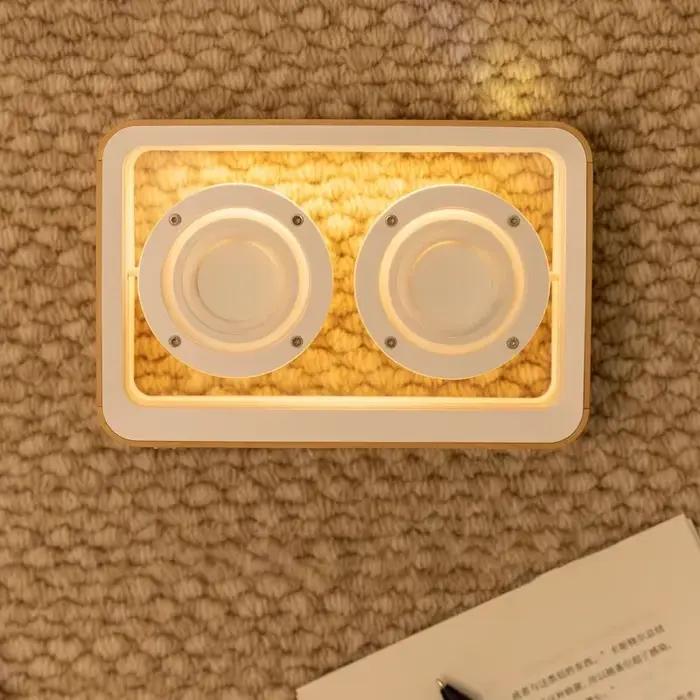 Haut-parleur Bluetooth Transparent créatif avec double klaxon