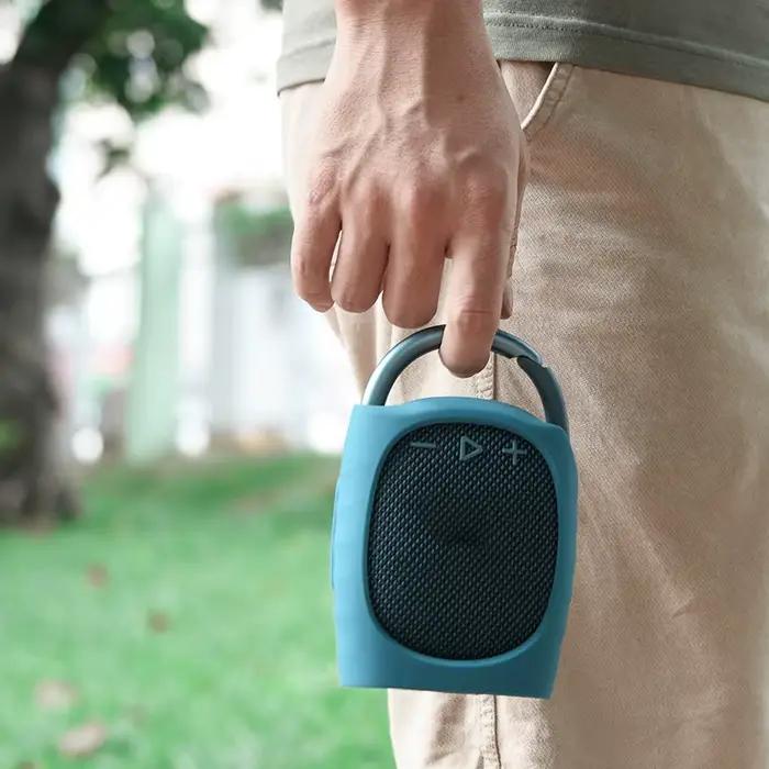 Housse de protection en gel de silice pour JBL Clip 4 avec sangle pour une utilisation sûre et élégante lors de vos déplacements et événements