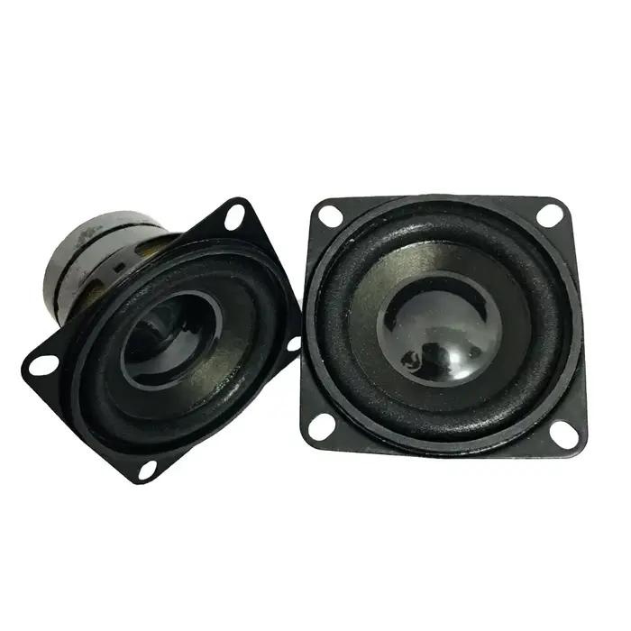 2 pièces 2 pouces haut-parleur Audio Portable 4 Ohm 8 Ohm 10W Mini gamme complète double petit