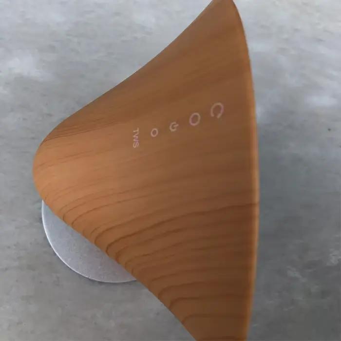 Haut-parleur Bluetooth rétro Surface tactile en bois caisson de basses Audio domestique