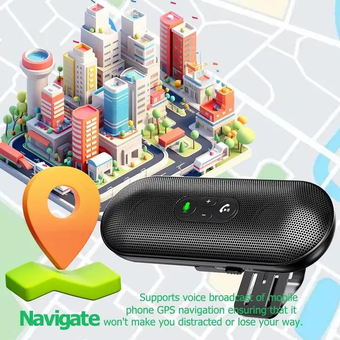 Kit mains libres Bluetooth 5.4 pour voiture