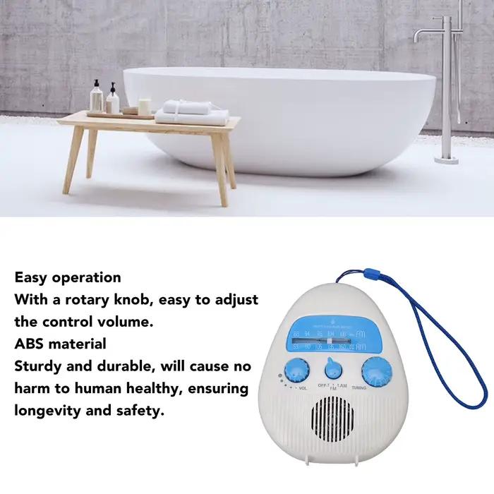 Radio de douche ABS étanche AM/FM
