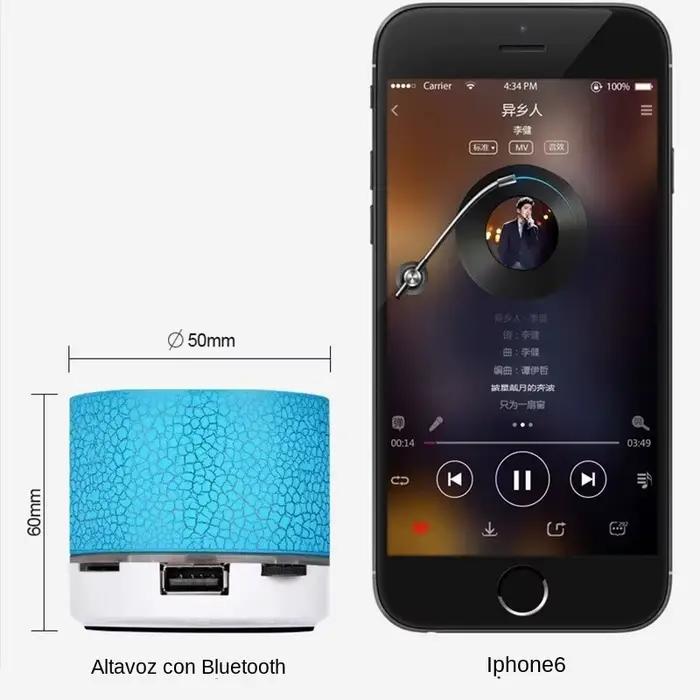 Mini haut-parleur sans fil Bluetooth