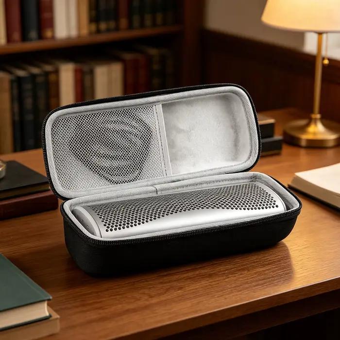 Sac de transport portable pour haut-parleur KEF MUO2, étui de voyage rigide, pochette de transport protectrice avec poignée