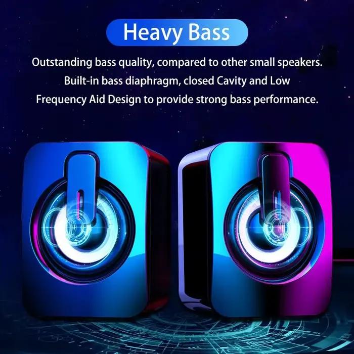 Haut-parleur d'ordinateur pour PC Portable De bureau Caixa De Som Bluetooth boîte De son