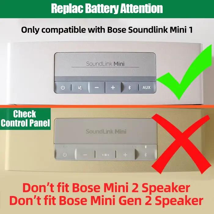 Batterie rechargeable 2800mAh 061384 pour enceinte Bluetooth Bose Soundlink Mini I première génération 413295 061385 061386 063287